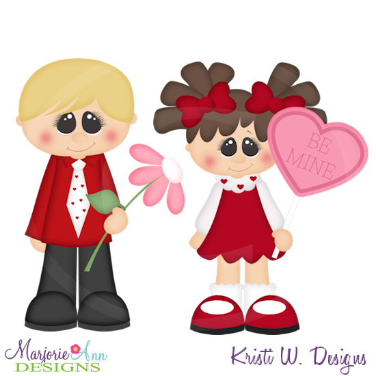 Sweet Valentine Cutting Files-Includes Clipart - Click Image to Close